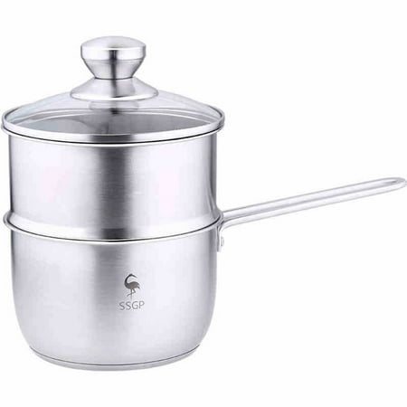 

Stainless Steel Cooking Pot Practical Heating Stew Pot Instant Noodle Pot for Home Picnic Outdoor with Steam Rack