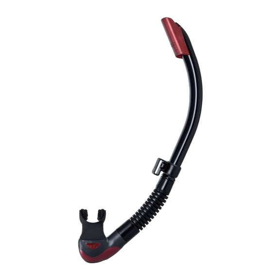 TUSA Platina II Hyperdry Black/Metallic Dark Red Diving Snorkel (SP-170QB-MDR)