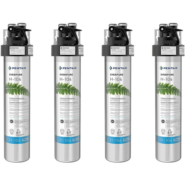 Everpure H104 125 PSI Compact Drinking Water Filtration System (4 Pack