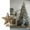 RG.Rose Gold, variant on Metallic Beaded Christmas Tree Topper, 6 Inch 3D Five-Pointed Star with Glitter Finish - Rustproof Metal & Plastic Holiday Decor Rose Gold