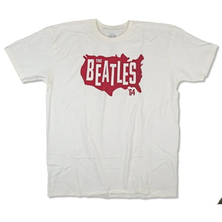 1964 Natural - Beatles American Tour 1964 Natural Tan T Shirt