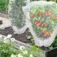 Net Cover with Drawstring Cover Greenhouse Fruit Tree Cover Bird Proof