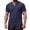 Navy, variant on TIANZEN 2026 Summer Men's Casual Solid Color Long Sleeved V Neck T Shirt For Outerwear 3xlt Shirts for Men Big And Tall