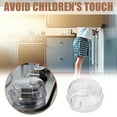 thumbnail image 1 of Binmer Kitchen Utensils Transparent Gas Stove Knob Protective Cover Baby Safe Kitchen Supplies 4pc, 1 of 9