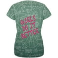 thumbnail image 2 of Giraffe Math Geek Girl Formulas All Over Womens T Shirt Multi SM, 2 of 2
