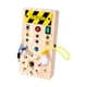 thumbnail image 5 of Tablero sensorial de madera, interruptor de botón, interruptor de luces, tablero ocupado, nota Musical, tablero ocupado LED para niños, niñas, niños, Baoblaze Material del tablero ocupado, 5 of 7