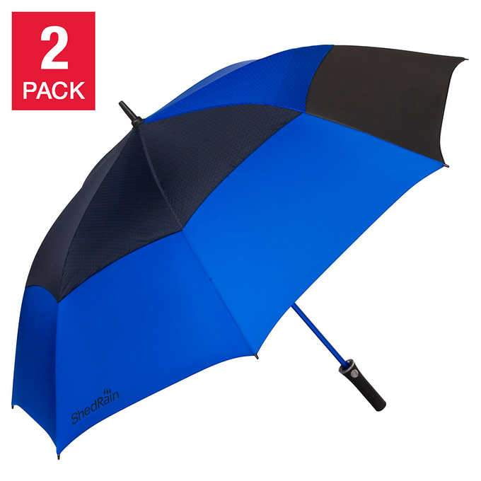 Shedrain Golf Umbrella, 2pack