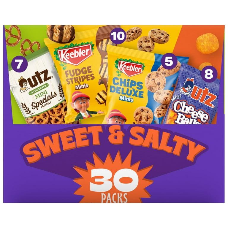 Keebler, Sweet & Salty Variety Pack, 30-Count Box, 31 oz - Walmart.com