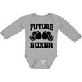 thumbnail image 3 of Inktastic Boxing Future Boxer Boys or Girls Long Sleeve Baby Bodysuit, 3 of 5