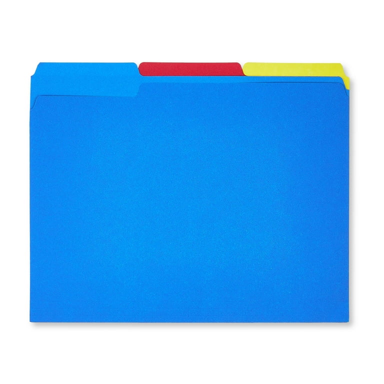 Pen+Gear File Folders, Letter Size, Assorted Colors (25-Pack) photo 1