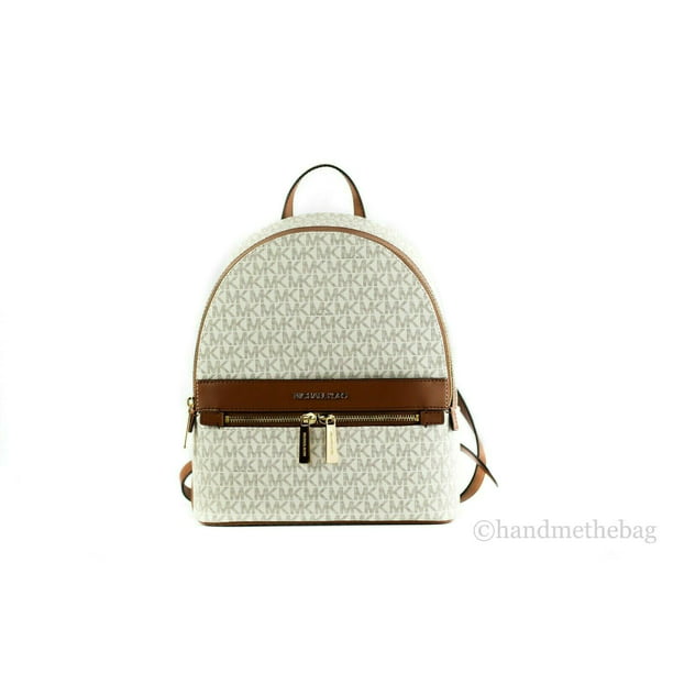 Michael Kors Kenly Medium Signature PVC Leather Backpack Book bag -  