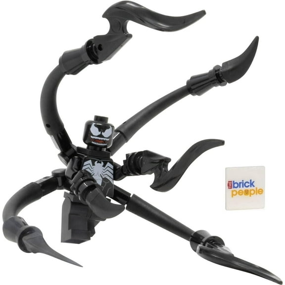LEGO Collectible Super Heroes Venom Minifigure Interlocking Block Building Sets, ABS Black