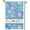 Blue, variant on Hello Winter Snowflake Garden Flag 12.5x18 Double Sided Blue Snow Winter Holiday Yard Outdoor Decorative Flag