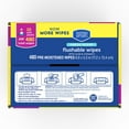 Berkley Jensen, AlcoholFree, Flushable Cleansing Wipes with Aoe & Vitamin E, One Size 480 Ct