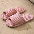 thumbnail image 4 of Fmbrln Womens Mens Winter Slippers Open Toe Fuzzy House Slippers Soft Comfy Home Bedroom Slippers Indoor Outdoor Slippers, 4 of 5