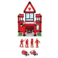 thumbnail image 4 of Kokiya Fire Station Building Kit Architecture Building Model for Sand Table Diorama 112PCS, 4 of 9