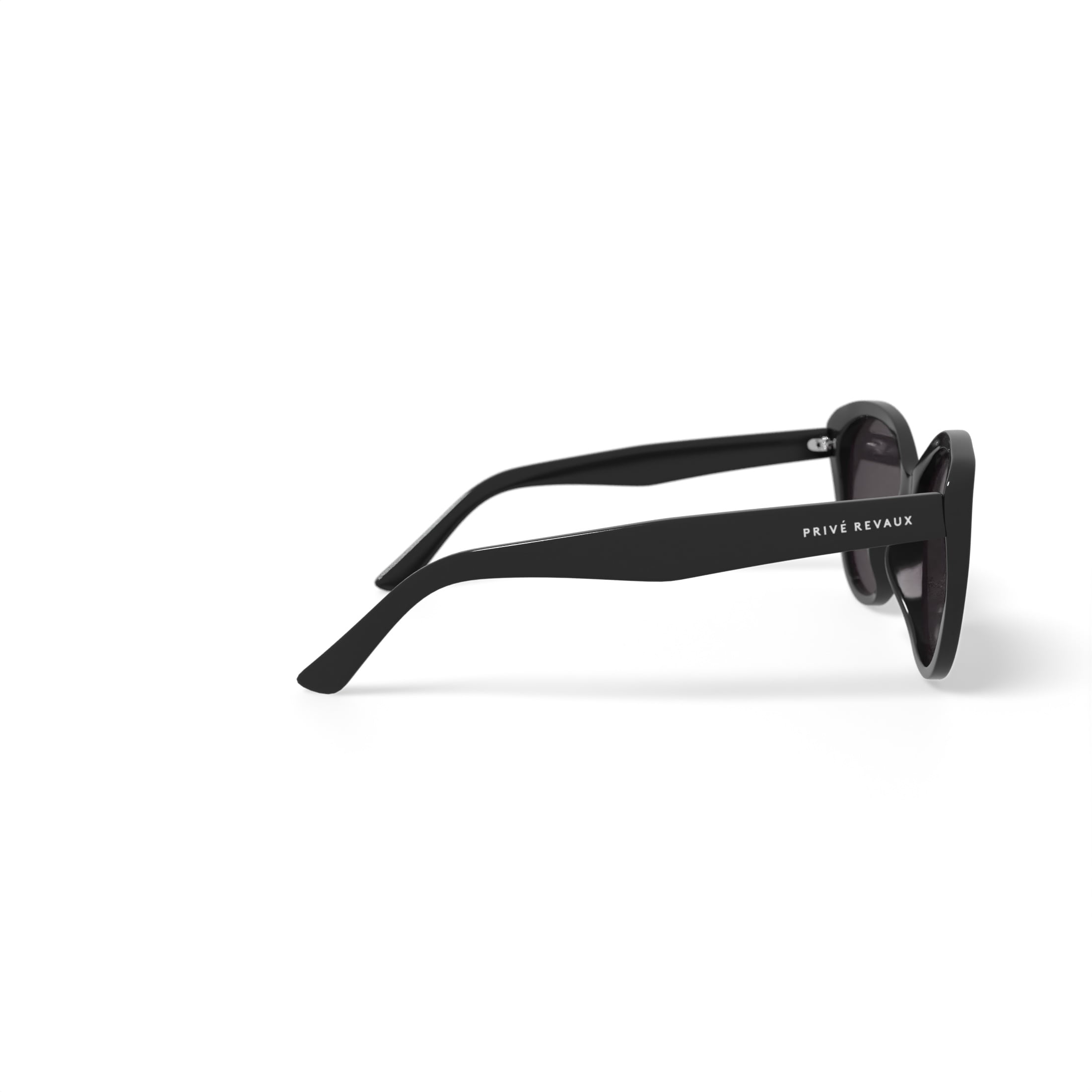Prive Revaux Women's Rx'able Fashion Polarized Sunglasses, Harmony, Cat Eye, Black, 56-15-140