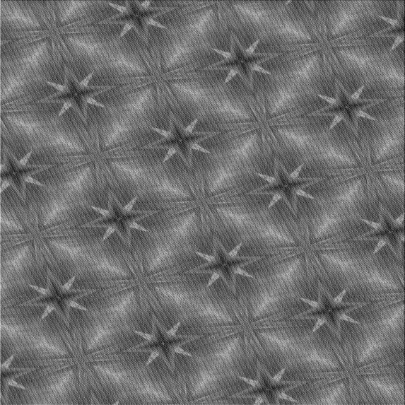 Ahgly Company Indoor Square Patterned Gunmetal Gray Area Rugs, 6' Square