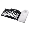 thumbnail image 1 of Piano Enrollado A Mano de 49 Teclas con Altavoz Piano Portátil Plegable para Niños Instrumento de Enseñanza de Piano para Principiantes, 1 of 5