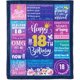 thumbnail image 4 of LHSHID 18th Birthday Gifts for Girls Birthday Decor Purple 350gsm Plush Throw Blanket for 18 Year Old 18th Birthday Decorations for Daughter Bestie Sister BFF, 4 of 6