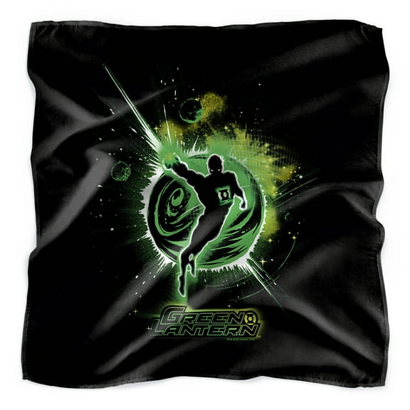 Green Lantern Shadow Lantern Bandana (21 in x 21 in)