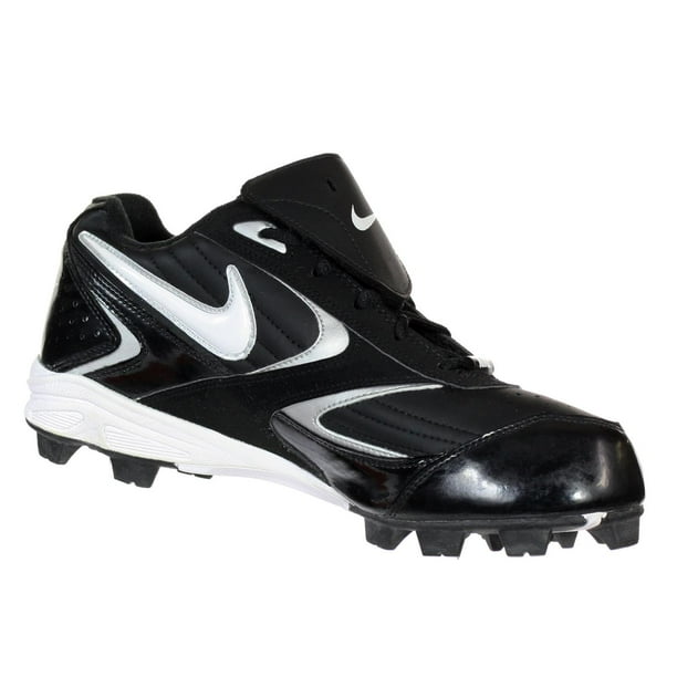 Nike Keystone Low Black/White Mens Molded baseball Cleats US 7.5, EU 40