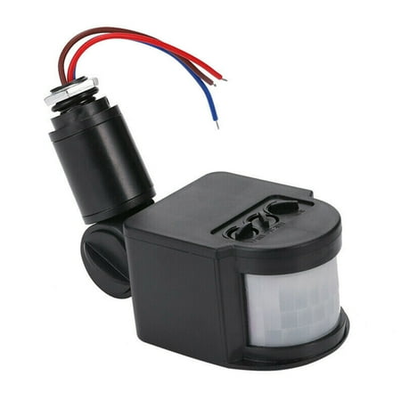 

LED PIR Infrared Motion Sensor Automatic Infrared PIR Infrared Detector LED Motion Sensor Light Switch Black 12V