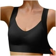 thumbnail image 4 of yillto Womens Plus Size Racerback Sports Bra Wireless Supportive Yoga Workout Running Bras XL-4XL, 4 of 7