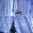 thumbnail image 2 of LINLIN LED Curtain Lights,3m*3m 300LED LEDs Window Curtain Fairy Lights,USB Copper Wire Lights,8 Modes String Lights with Remote Control for Party Wedding Home Garden Christmas Decoration, 2 of 8