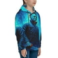 thumbnail image 4 of Michael Myers Teen Boys Girls Hoodies 3D Printed Hooded Sweatshirts for Kids Long Sleeve Casual Unisex Pullovers with Pockets, 4 of 8