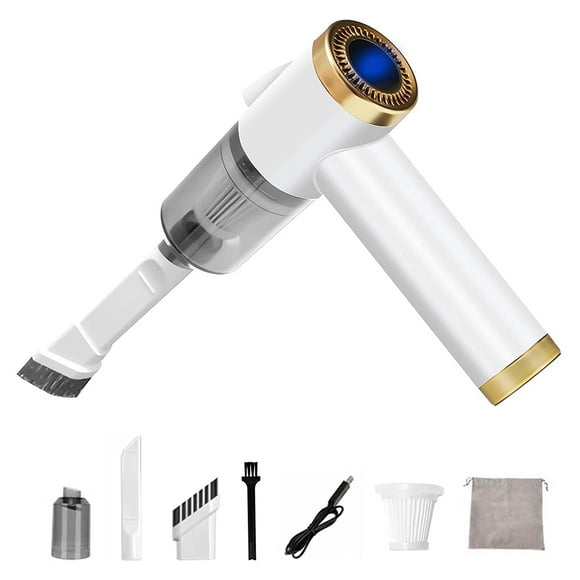 Handheld Vacuum Cleaner Car Vacuum9000Pa Strong Power Suction Portable Mini Car Vacuum Cordless Rechargeable Vacuum Cleaner with LED Light 90° Fold Vacuum