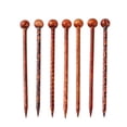 thumbnail image 1 of 4/6/8/10/12 piezas de horquillas de madera estampadas para el cabello, palillos para el cabello para mujer, 13 cm, 1 of 9