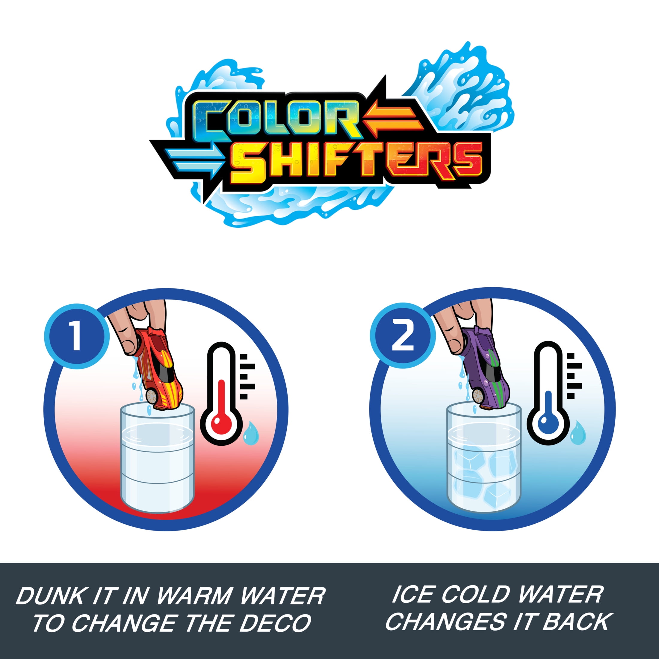 Hot Wheels Color Shifters 1:64 Scale Toy Car, Transforms Color in Water (Styles May Vary)