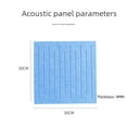 thumbnail image 1 of Tablero insonorizado de rayas 3D, tablero de fibra de madera para dormitorio, autoadhesivo, pegatina de pared para oficina, decoración de guardería, sala de piano, deflector insonorizado, 1 of 4