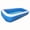149.61inch 3 Layers, variant on 1pc Extra Thick & Tall 3-Ring Portable Inflatable Swimming Pool for Adults, Blue & White, Durable PVC Material, Foldable Design for Summer Outdoor Fun, Backyard Water Park, Pool Floats
