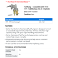 thumbnail image 2 of Fuel Pump - Compatible with 1974 - 1975 Ford Mustang II 2.3L 4-Cylinder, 2 of 2