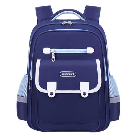 Boys Backpack, School Backpacks 16.5 * 12.2 * 6.3in for Boys, Large Capacity Book Bag with Compartments for Boy Kid Students Elementary School, Blue