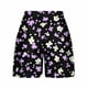 thumbnail image 3 of Pantalones Cortos Sueltos para Mujeres de Verano Impreso Encaje Hasta Bolsillo Elástico Pantalones Cortos Casuales Poliéster, Moda Pantalones Cortos de Verano para Uso Diario Y de Ocio, 3 of 8