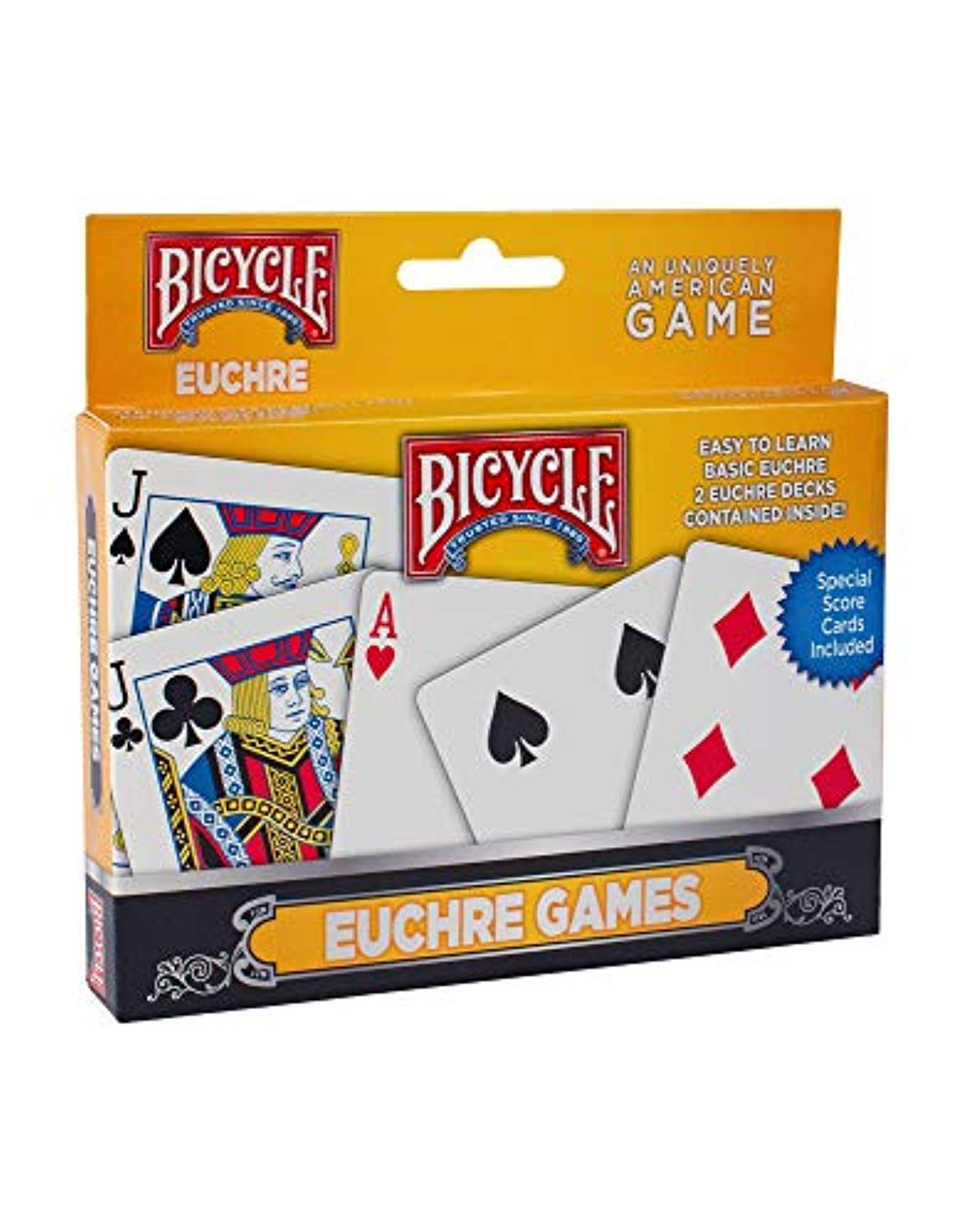 Us Playing Card Company Bicycle Euchre Games Walmart Com Walmart Com