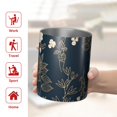 thumbnail image 5 of Floral 12oz Stainless Steel Coffee Mug – Double-Wall Insulated Cup with Spill-Resistant Lid, 360° Full-Print Design, Keeps Drinks Hot & Cold for Home, Office, Travel,Thanksgiving,Christmas, Spring, 5 of 5