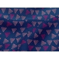 thumbnail image 4 of oneOone Viscose Jersey Fabric Triangle Block Print Sewing Fabric BTY 60 Inch Wide, 4 of 5