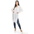 thumbnail image 4 of Blusa de corte largo Roman Fashion /Juvenil, 1008 (Blanco) blanco CH, 4 of 4