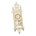 thumbnail image 2 of Reloj de Pared para Casa de Muñecas 1:12, Modelo de Reloj de Estilo Vintage, Juego de Miniaturas, Modelo de Muebles Delicados, Accesorios de Decoració Beige CUTICAT Reloj de casa de muñecas, 2 of 8