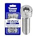 thumbnail image 3 of 3/8-16 X 1 Socket Head Cap Screws, Full Thread, Allen Socket Drive, Stainless Steel 18-8, Bright Finish, Quantity 10 Pieces, 3 of 4