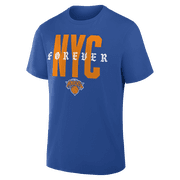 Men's Fanatics Blue New York Knicks NYC Forever Legacy Cotton T-Shirt