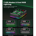 thumbnail image 3 of Beboncool 2*6200mAh Rechargeable Battery Pack Compatible with Xbox One/Series X/S/Elite, 3 of 9