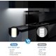 thumbnail image 3 of ZHAOCHENG Luz de armario 23cm-Lámpara con sensor de movimiento interior, recargable por USB, instalación magnética/pegamento 3M, luz nocturna, cocina, dormitorio, escaleras, 3 of 5