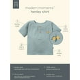 thumbnail image 7 of Modern Moments by Gerber Toddler Boy Organic Short Sleeve Henley T-Shirt, Sizes 12M-5T, 7 of 7