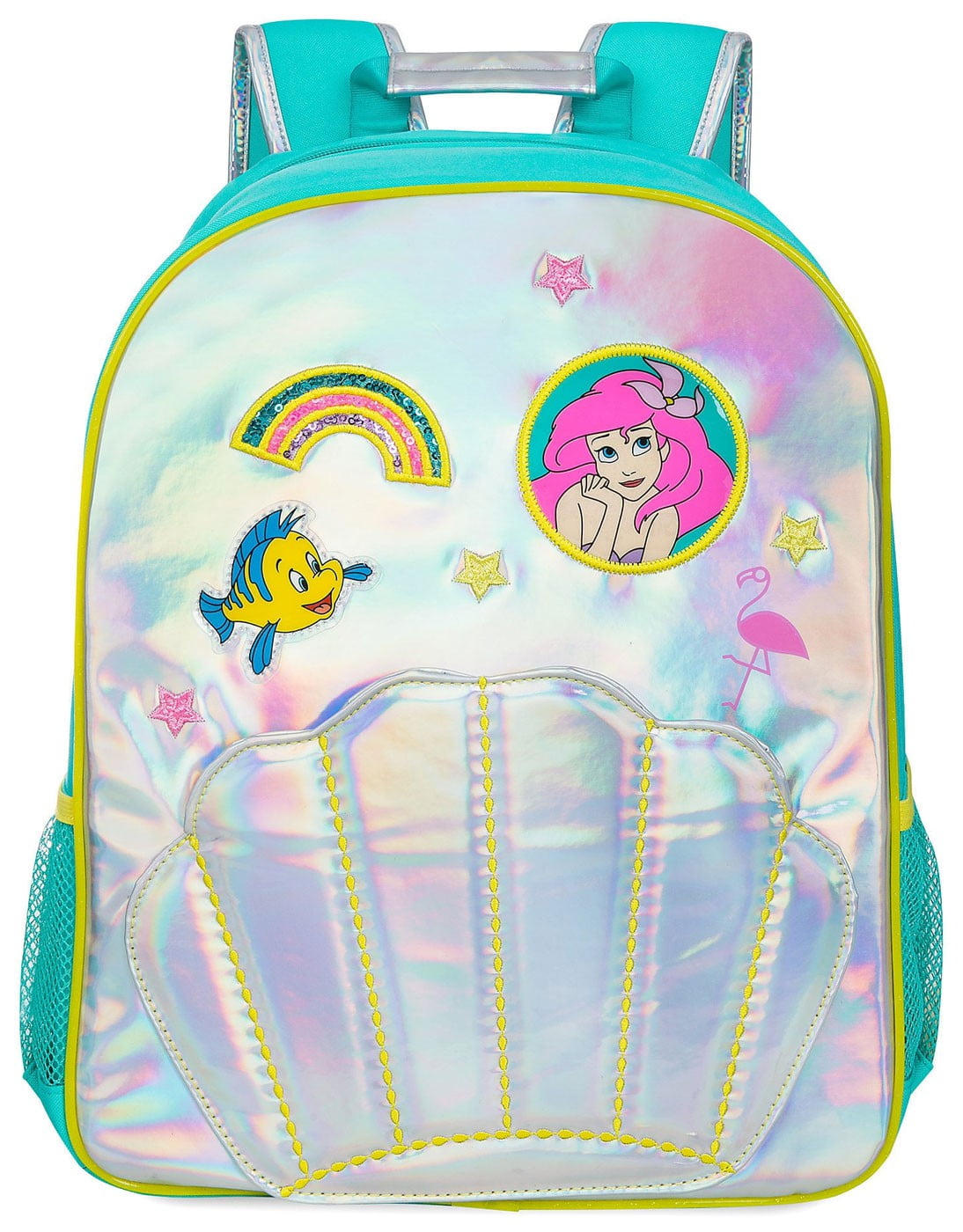 2018 Disney The Little Mermaid Ariel 16" Pink Large School Backpack 