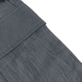 thumbnail image 5 of Men's Plus Size Linen Cargo Shorts Drawstring Elastic Waist Casual Beach Short with Pockets Summer Vacation Daily Wear, 5 of 7
